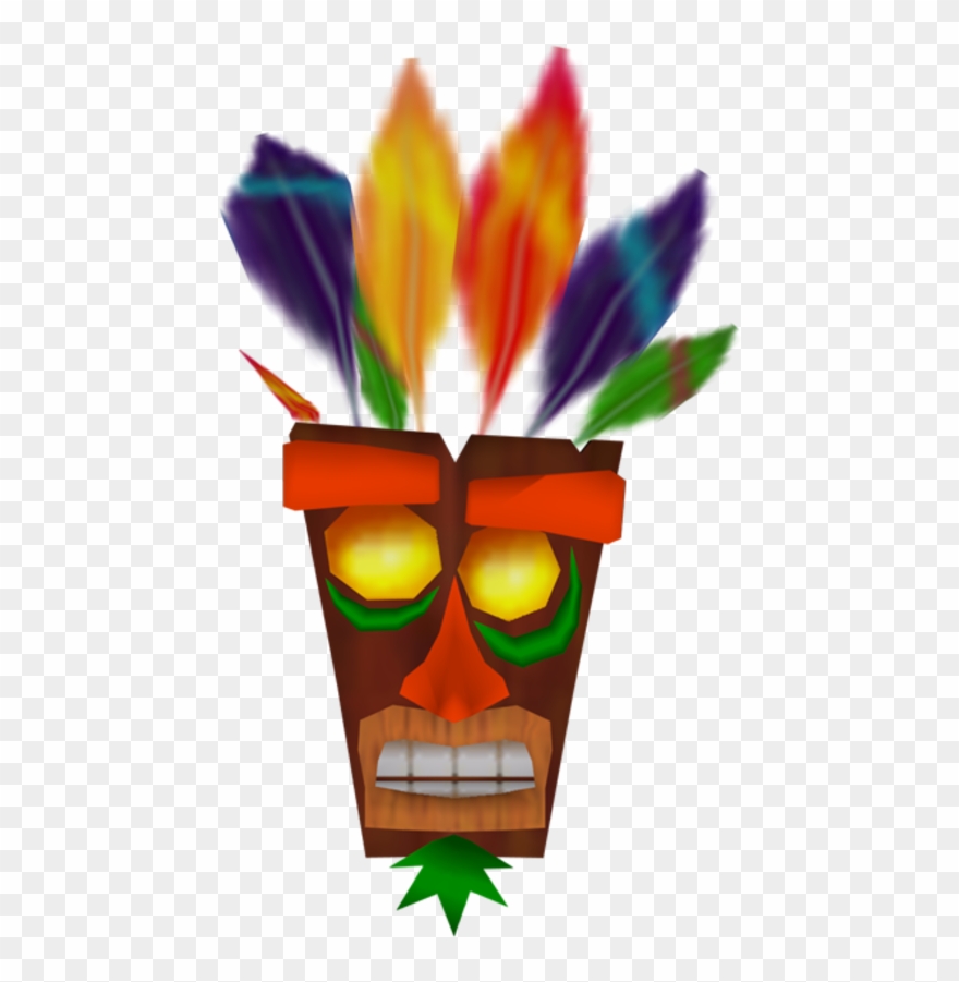 228kib, - Crash Bandicoot The Wrath Of Cortex Aku Aku Clipart