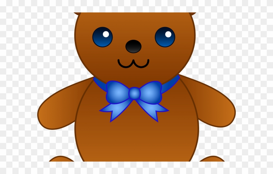 Brown Bear Clipart Scared Cartoon - Animated Clip Art Teddy Bear - Png Download