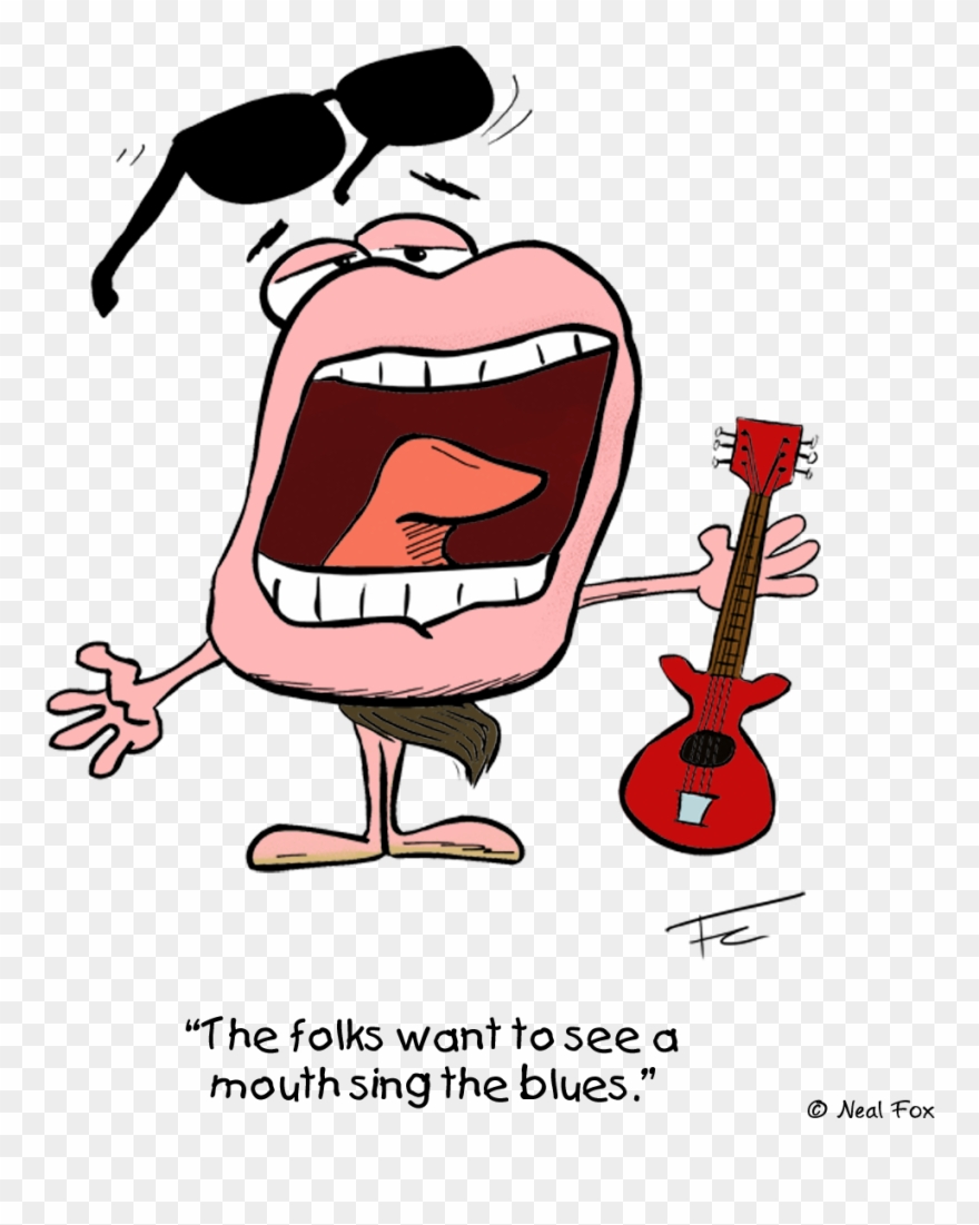 It S Weird To Grow A Beard - Blues Clipart