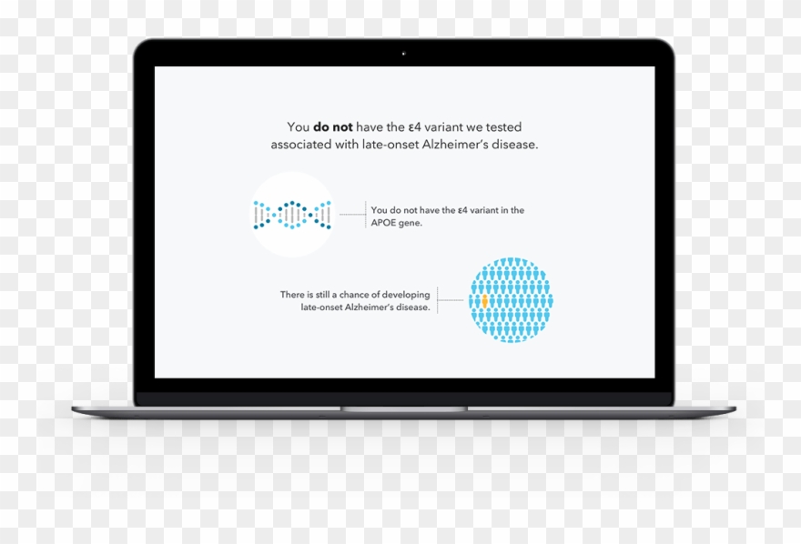 Health Risk Report Result For Late-onset Alzheimer's - 23 And Me Positive Report Clipart