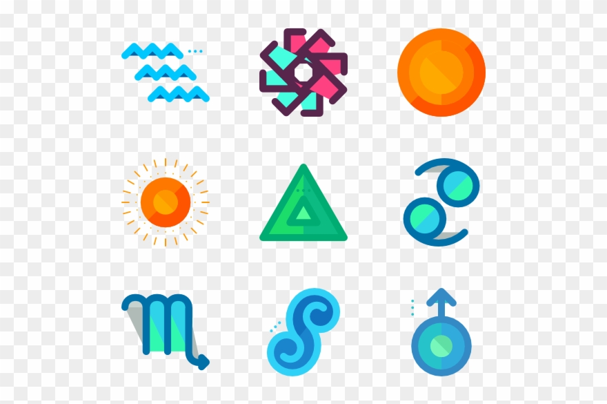 Clip Art Abstract Shapes Vector - Abstract Shape Icons - Png Download