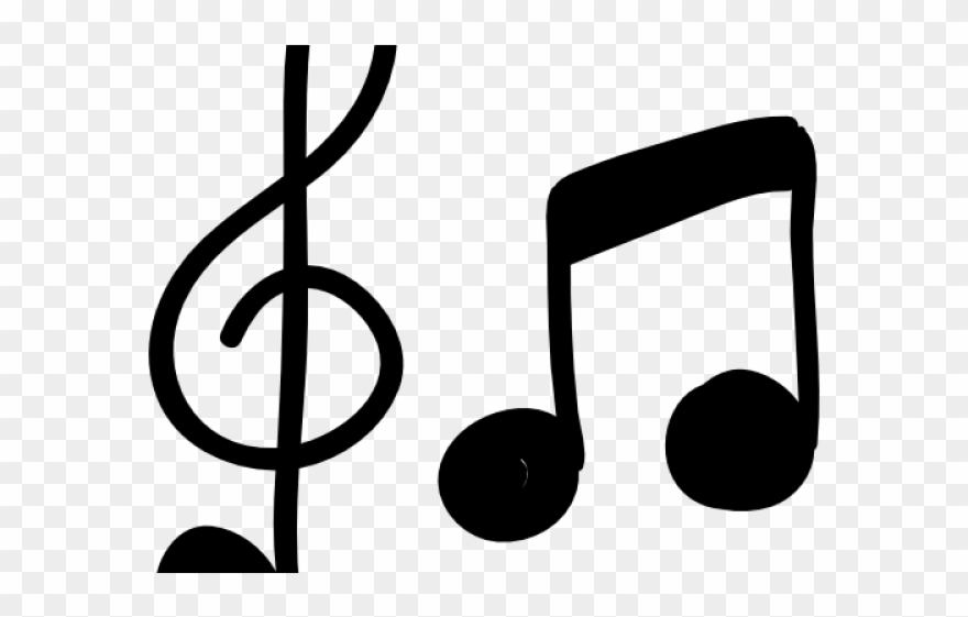 Drawn Music Music Symbol - Musical Note Hand Drawn Png Clipart