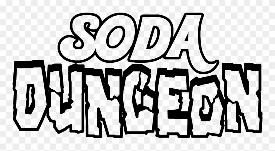 Soda Dungeon Logo - Calligraphy Clipart