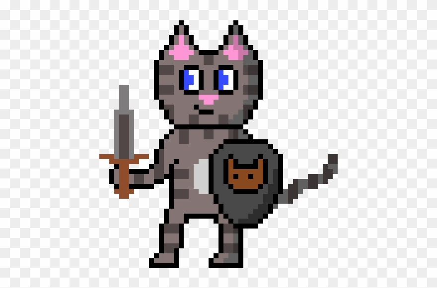 Dungeon Cat - Pixel Clipart
