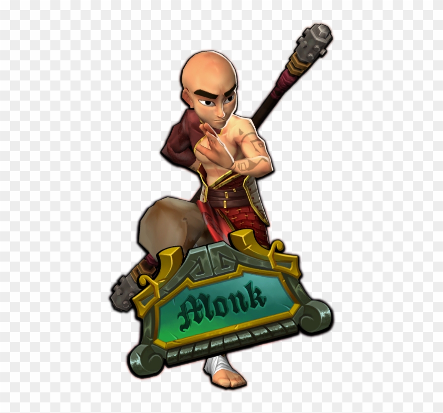 Monk Clipart Squire - Dungeon Defenders 2 Monk - Png Download