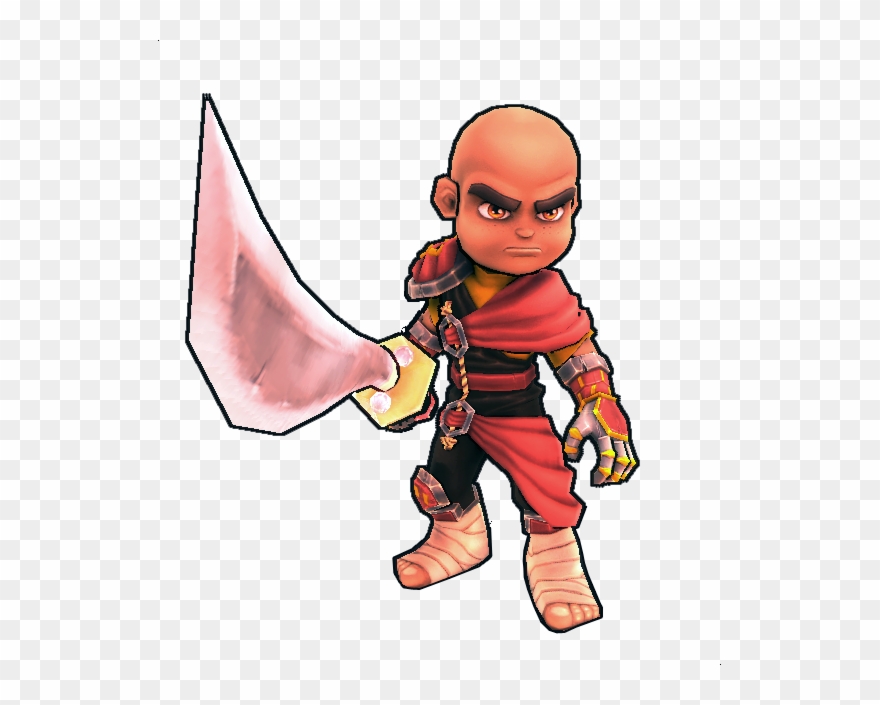 Monk Clipart Squire - Dungeon Defender Character Monk - Png Download