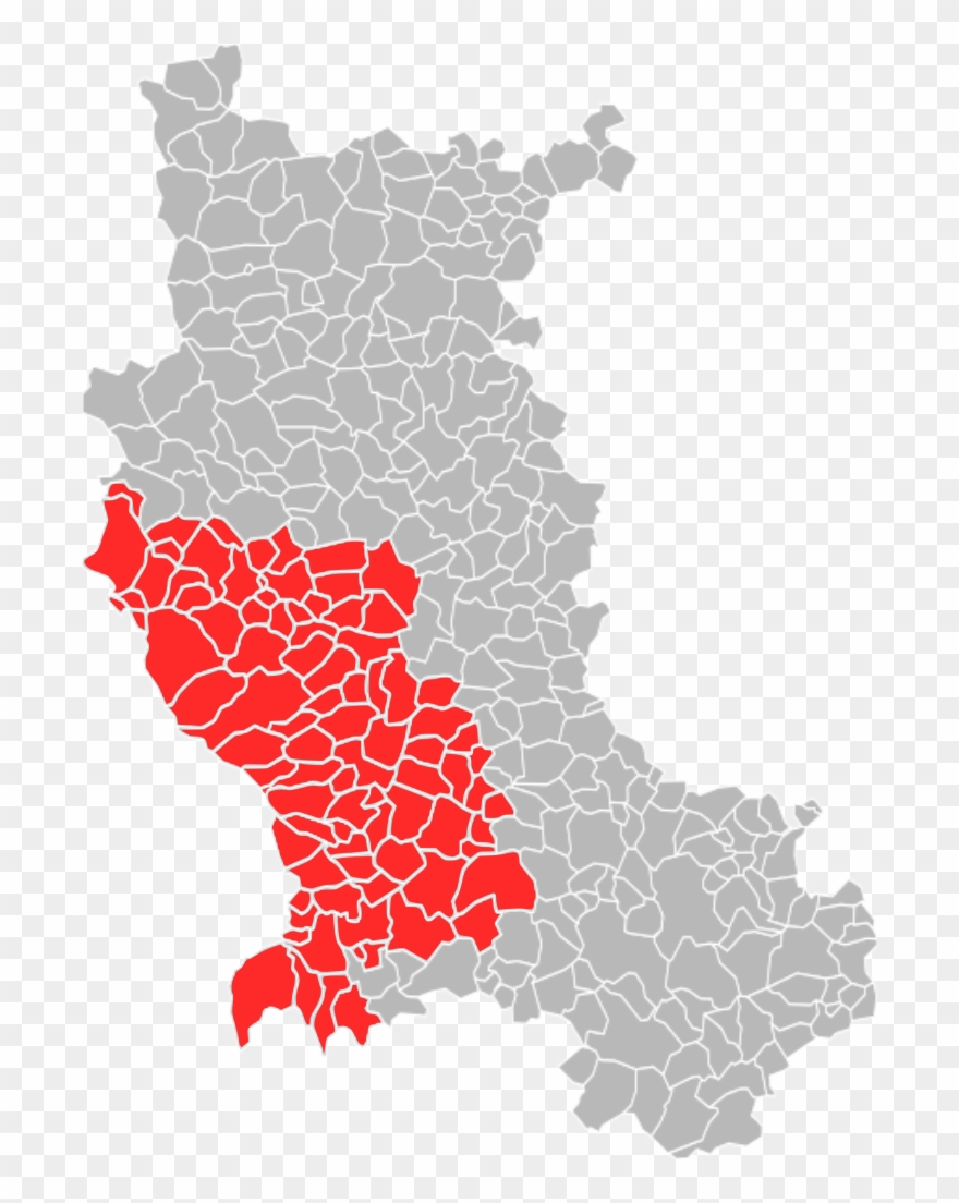Localisation Epci Loire Forez Dans La Loire, France - Circonscription De La Loire Clipart