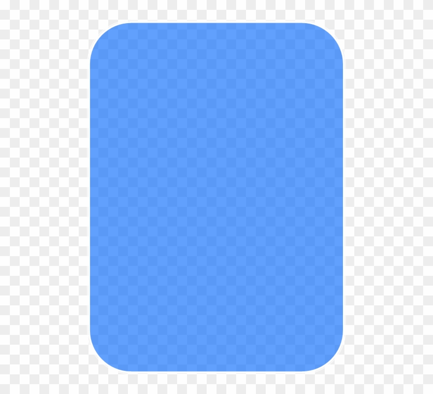 Blue Curved Rectangle Png Clipart
