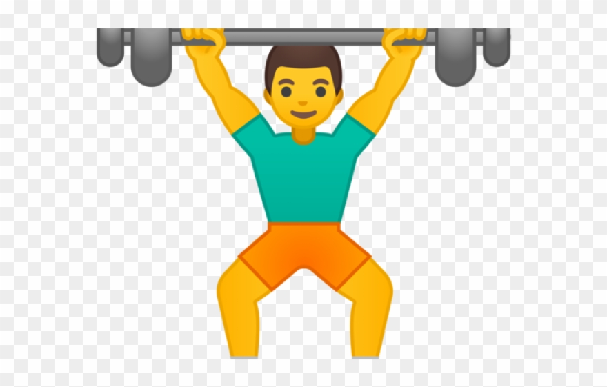 Download Weight Lifter Emoji Clipart (2049268) PinClipart