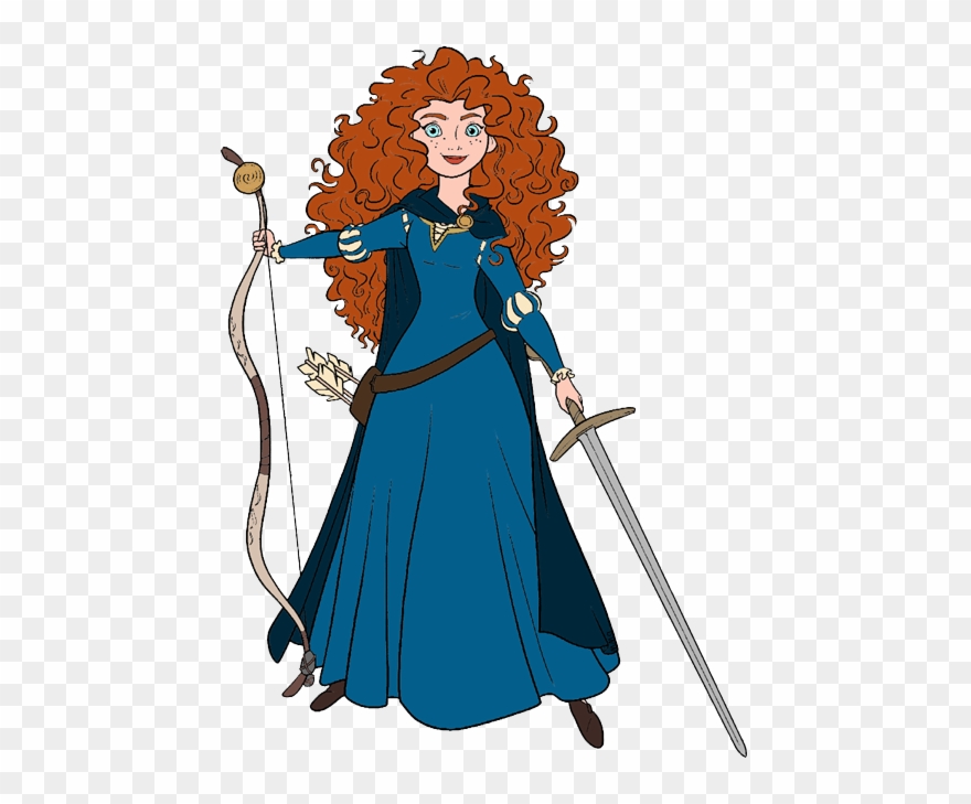 Bow Merida, Bow, - Disney Princess Merida Clipart - Png Download