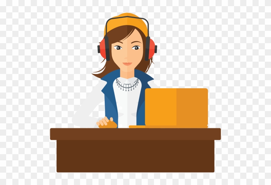 Confident Woman Ordering Research Paper Online From - Playing The Cello Clipart