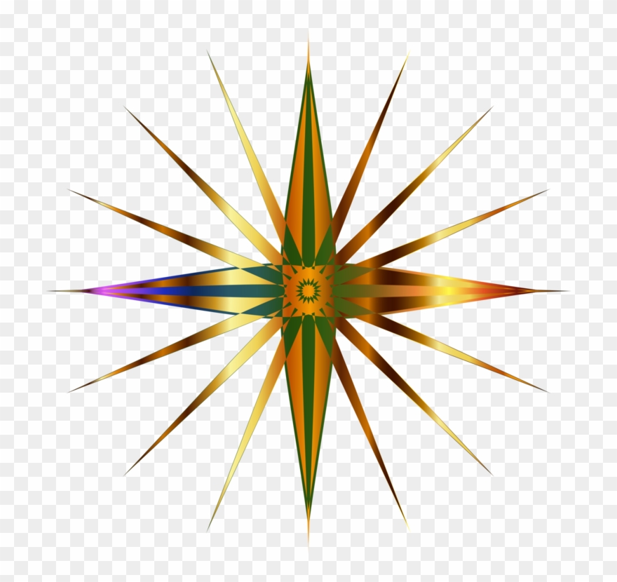 Computer Icons Polaris Star - Clipart North Star - Png Download