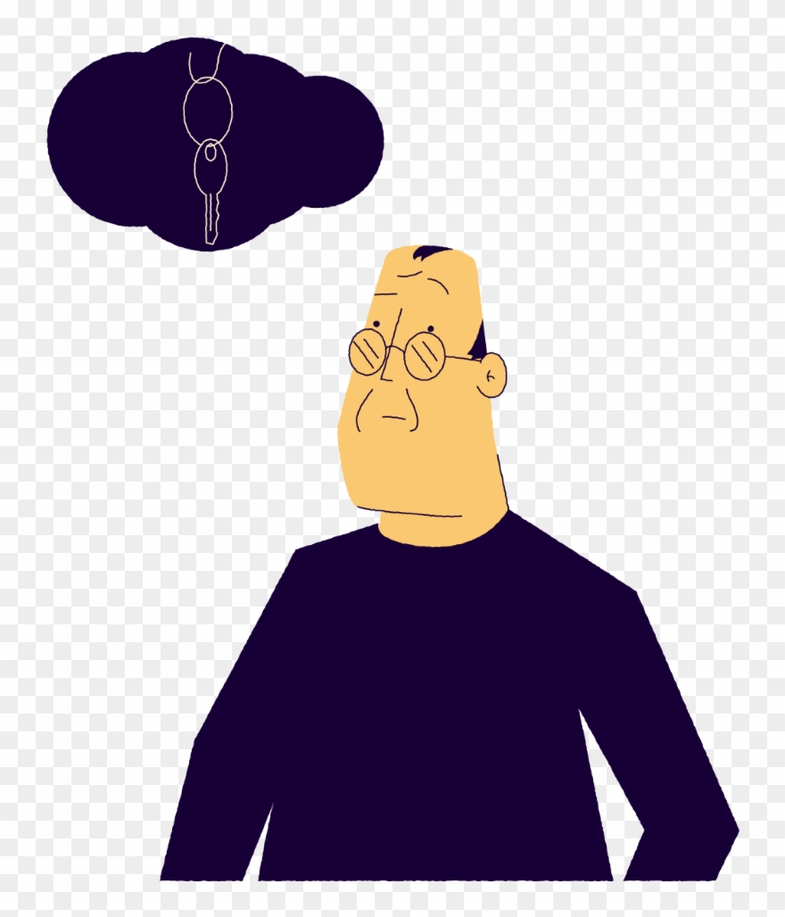 Dementia Symptoms - Dementia Symptoms Cartoon Clipart