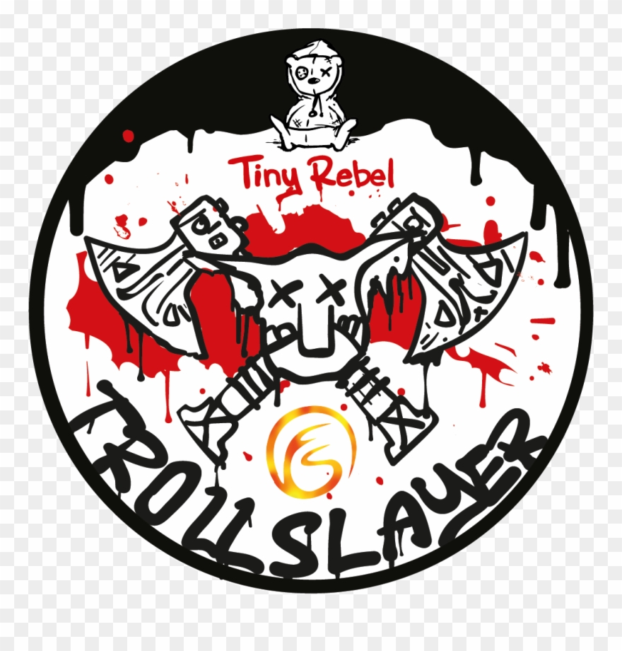 Trollslayer Keg Clip - Tiny Rebel Cwtch Red Ale - Png Download