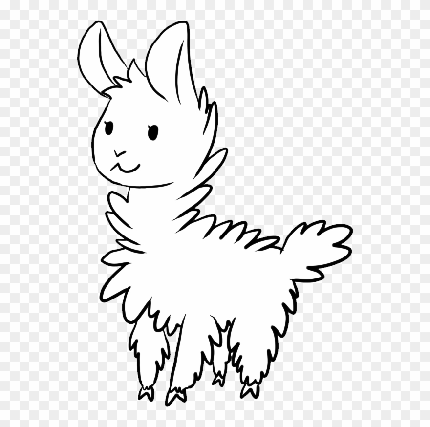Llama Coloring Pages - Llama Animal Coloring Pages Clipart