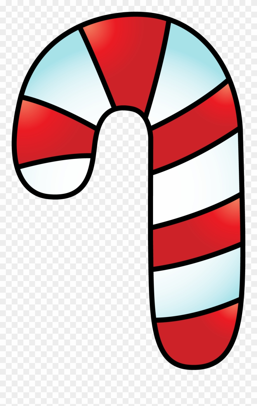 Holiday Homeschool Countdown Calendar - Upside Down Candy Cane Clipart