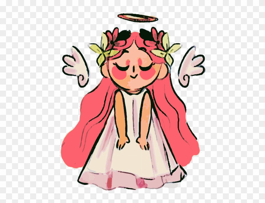 Angel Wings Angel Reuse Sticker Heaven Girl Woman Angel - Angel Clipart