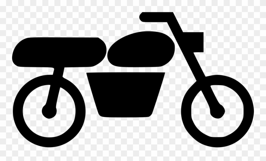 Free Download, Png And Vector - Motorcycle Icon Png Clipart