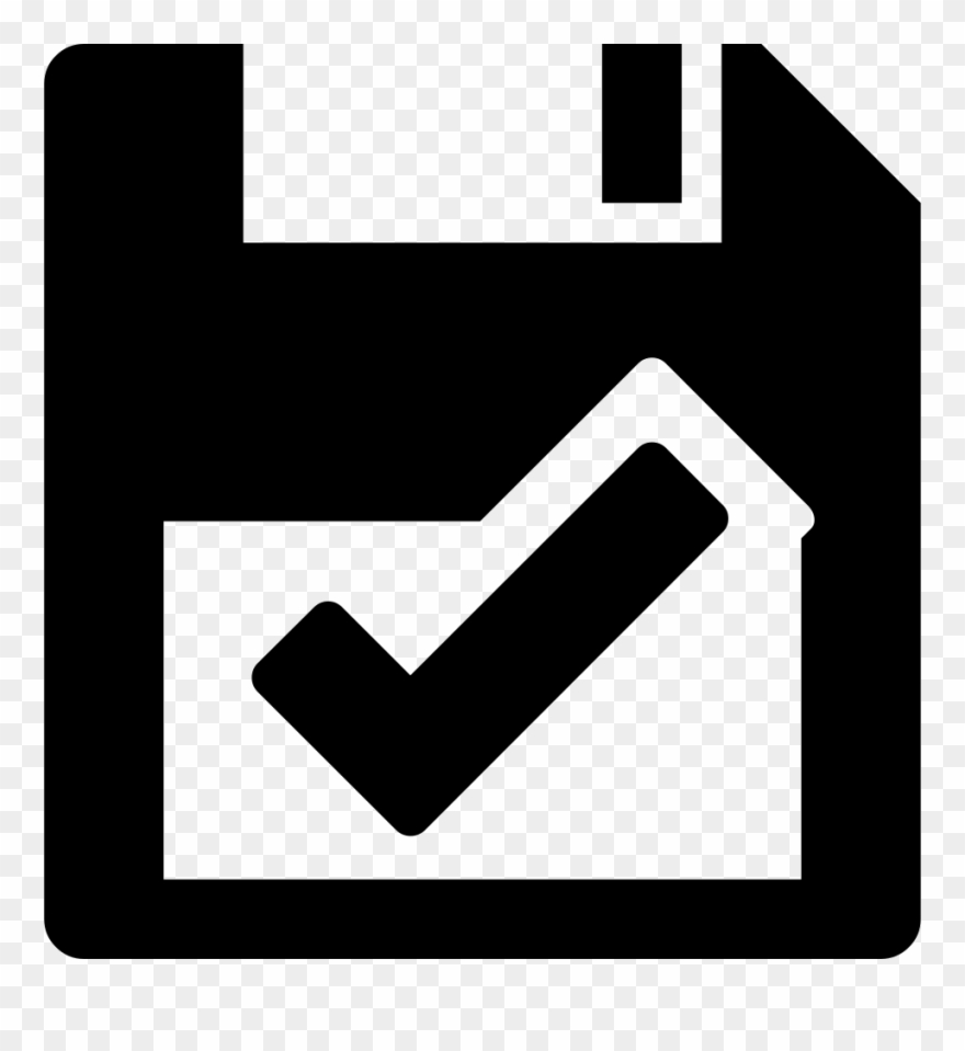 Save Icons - Saved Icon In White Clipart (#2051127) - PinClipart
