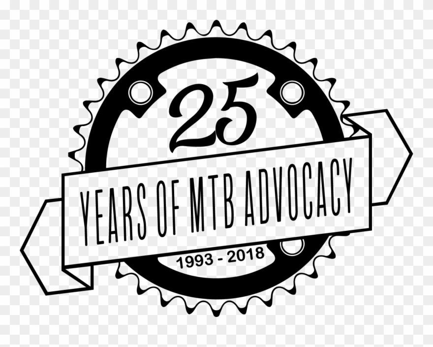 Cropped 25th Anniversary Black Clipart