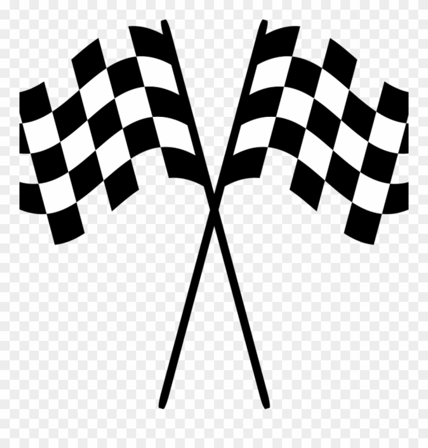 Checkered Flag Free Vector Checkered Flags Race Free - Checkered Flag Png Transparent Clipart