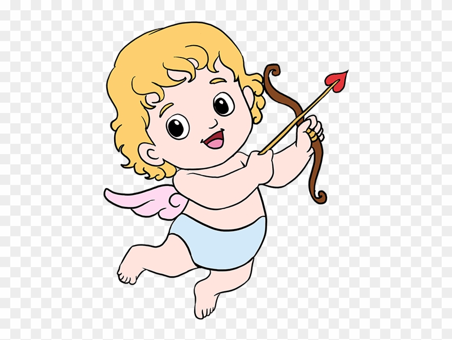 How To Draw Cupid - Drawing Clipart