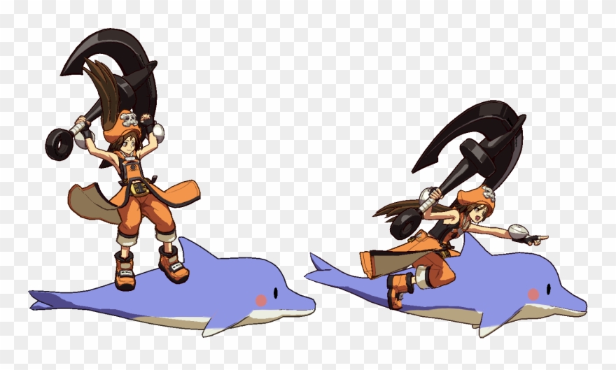 Ggxrd May Hopondolphin - Guilty Gear May Dolphin Clipart