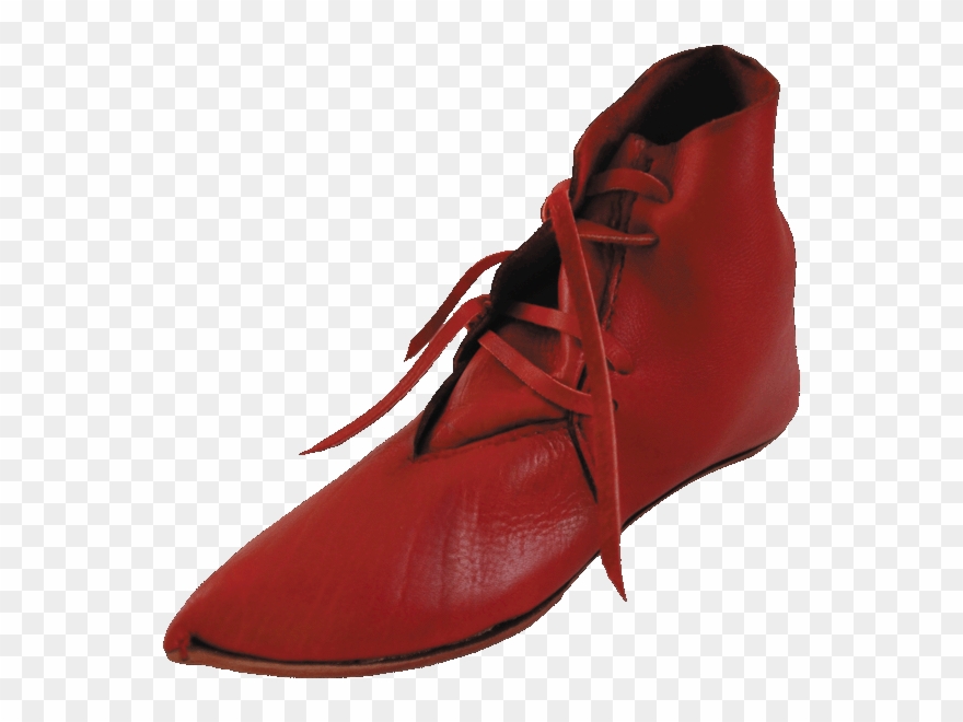 14th Century Turn Shoes - 14th Century Medieval Boots Clipart