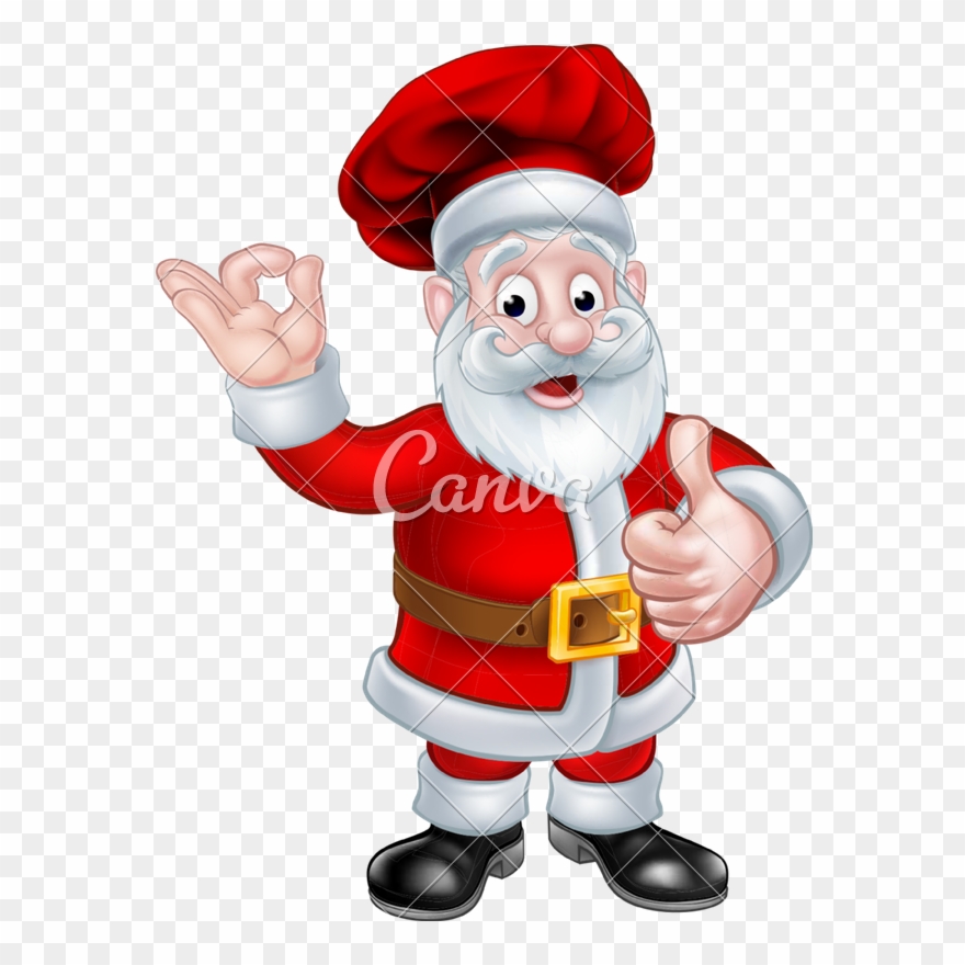 Icon Icons By Canva - Cartoon Father Christmas Clipart