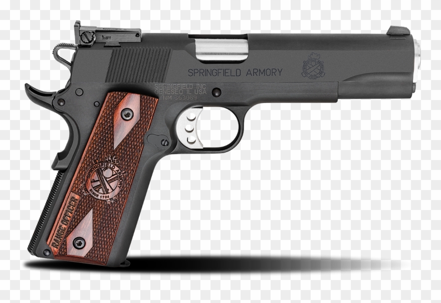 Popular Images - Springfield 1911 Range Officer Clipart