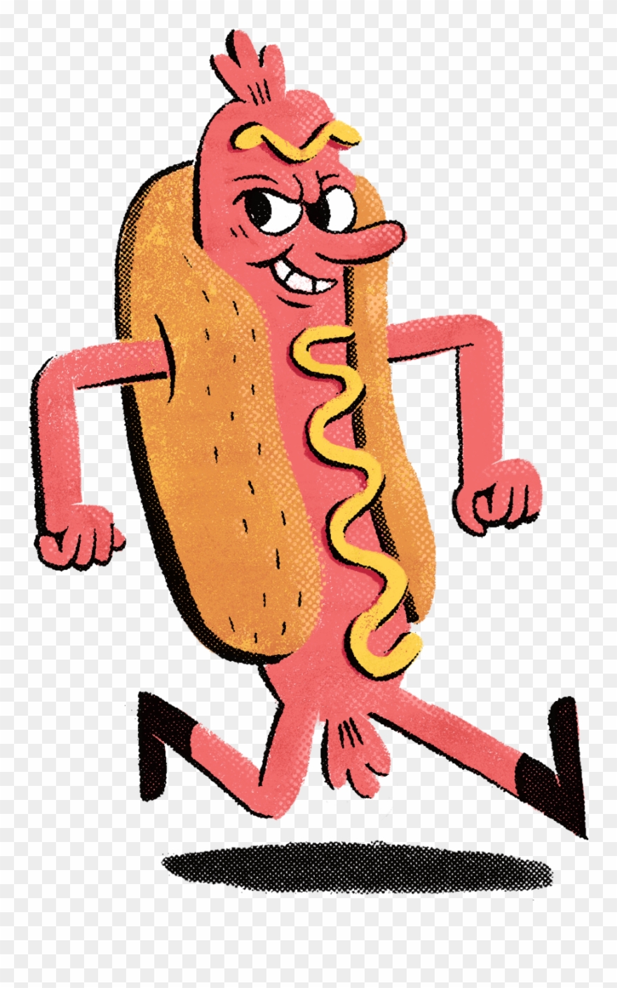 Hotdog Simpl Clipart