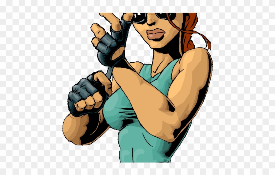 Tomb Raider Clipart Halloween Cartoon Character - Tomb Raider 1996 Concept Art - Png Download