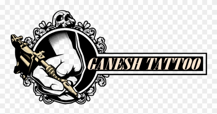 Welcome To Ganesh Tatto Studio - Tattoo Machine Logo Design Clipart