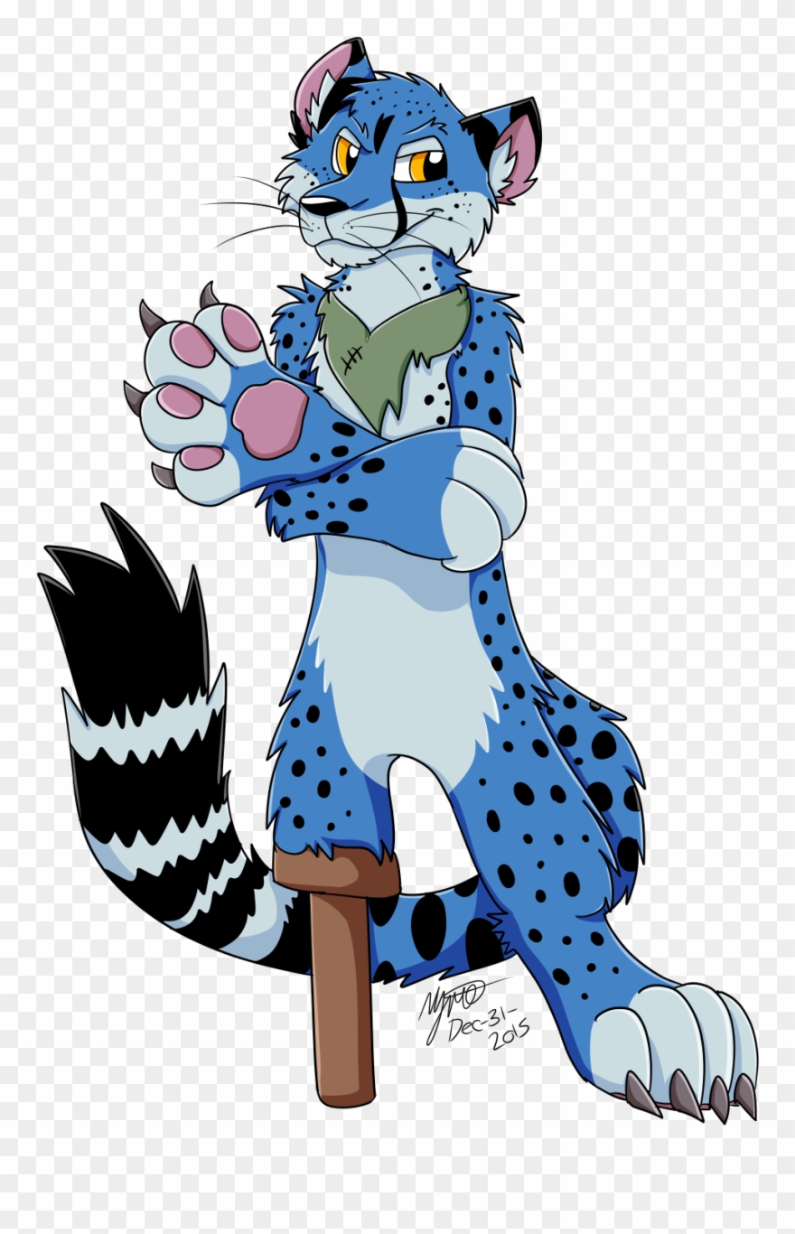 Nero The Cheetah - Cartoon Clipart