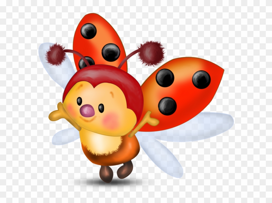 Borboletas & Joaninhas E - Clipart Png Cute Ladybug Transparent Png