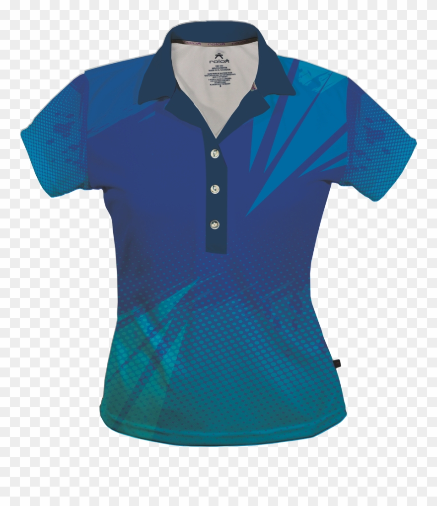 Navy Blue Polo Shirt Template Clipart