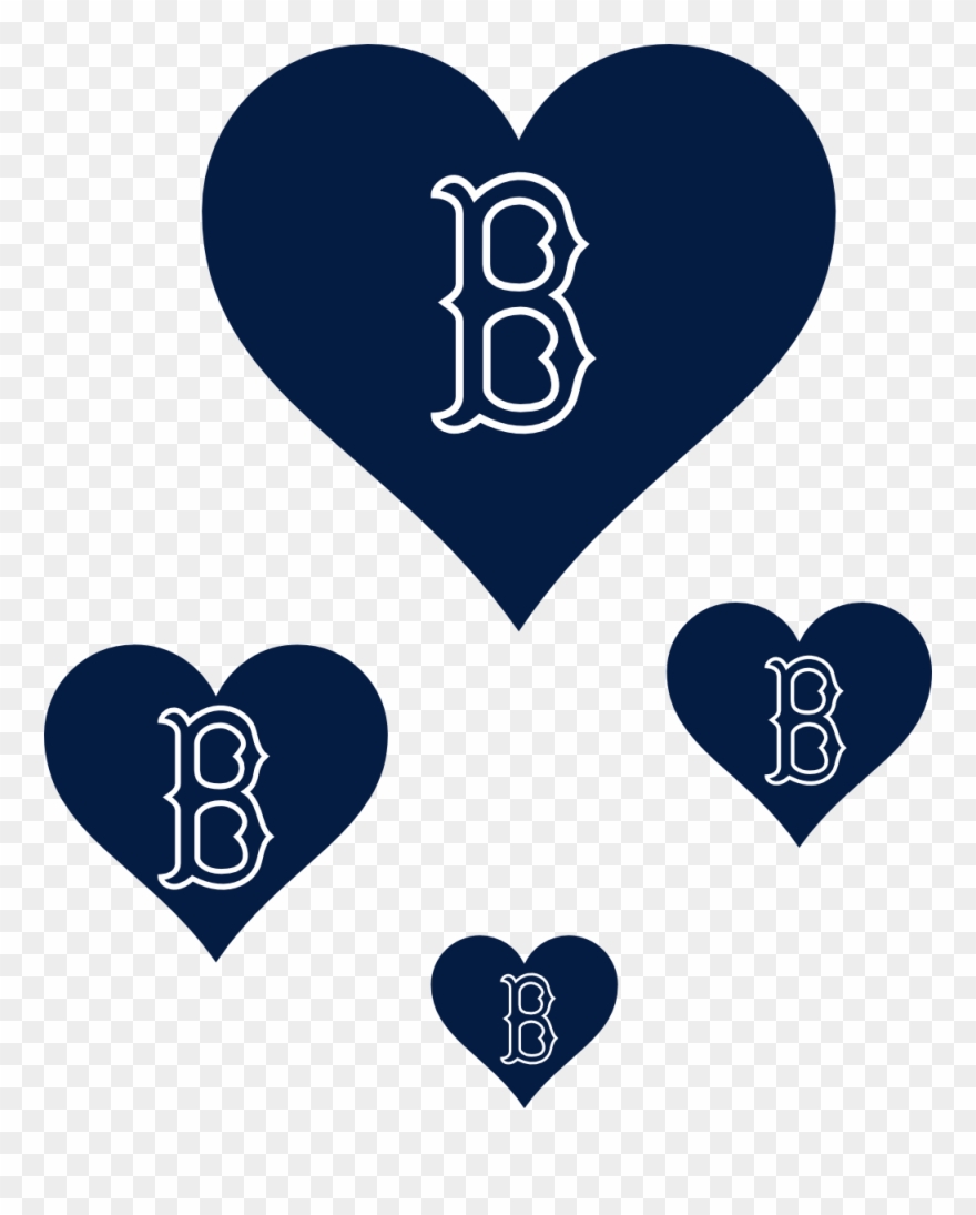 Pray For Boston Heart Blue 13 555px - Boston Red Sox Clipart