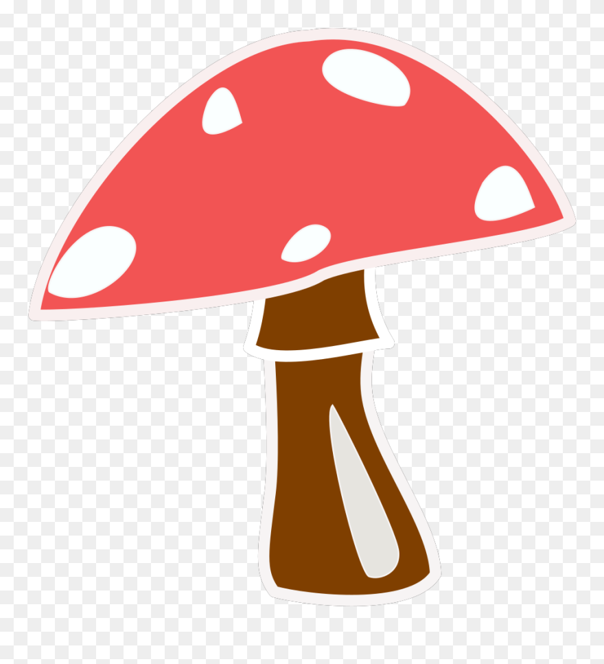 Mushroom, Cap - - Free Icons Toadstool Transparent Background Clipart