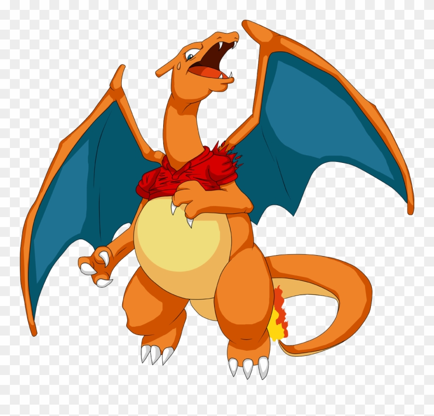 Pokémon Sun And Moon Dragon Fictional Character Cartoon - Transformation Charizard Tf Clipart