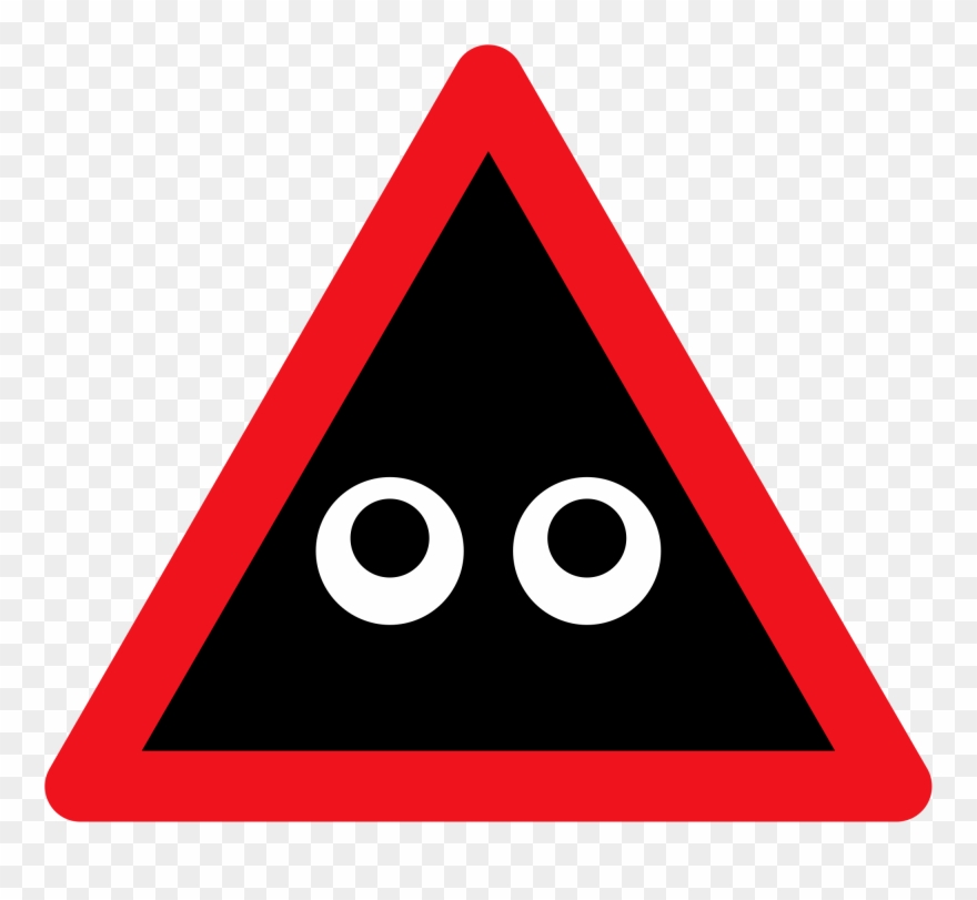 Open - Polar Bear Warning Sign Clipart