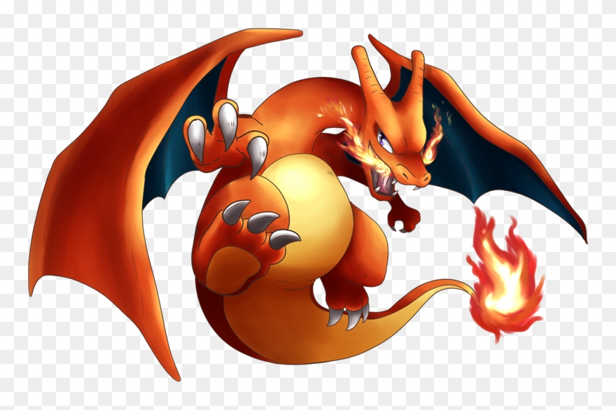 Pokemon Shiny-charizard Is A Fictional Character Of - Charizard Png Clipart
