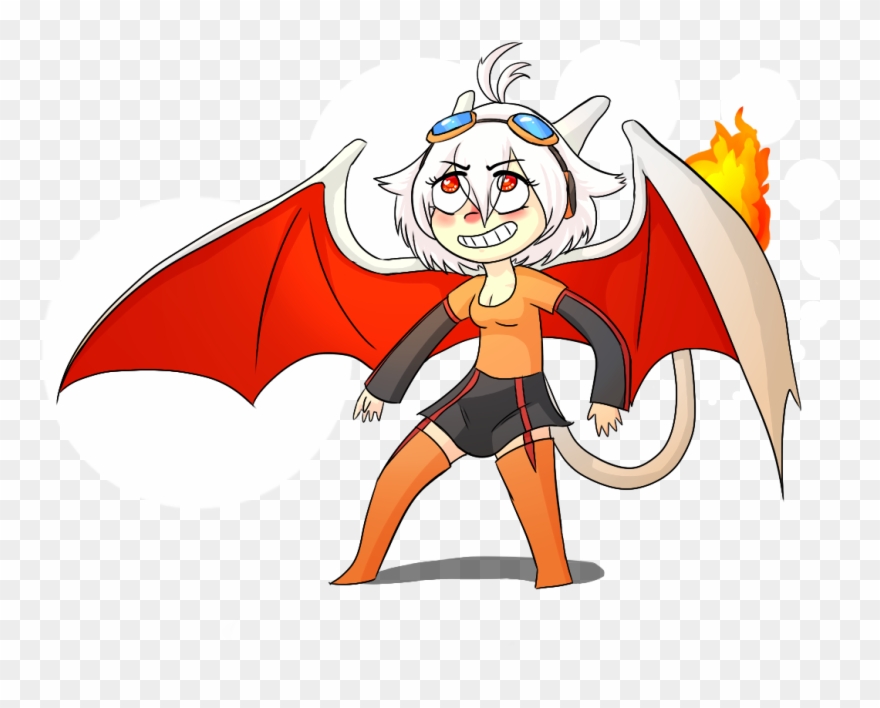 Tpp Moemoneffie The White Charizard Clipart