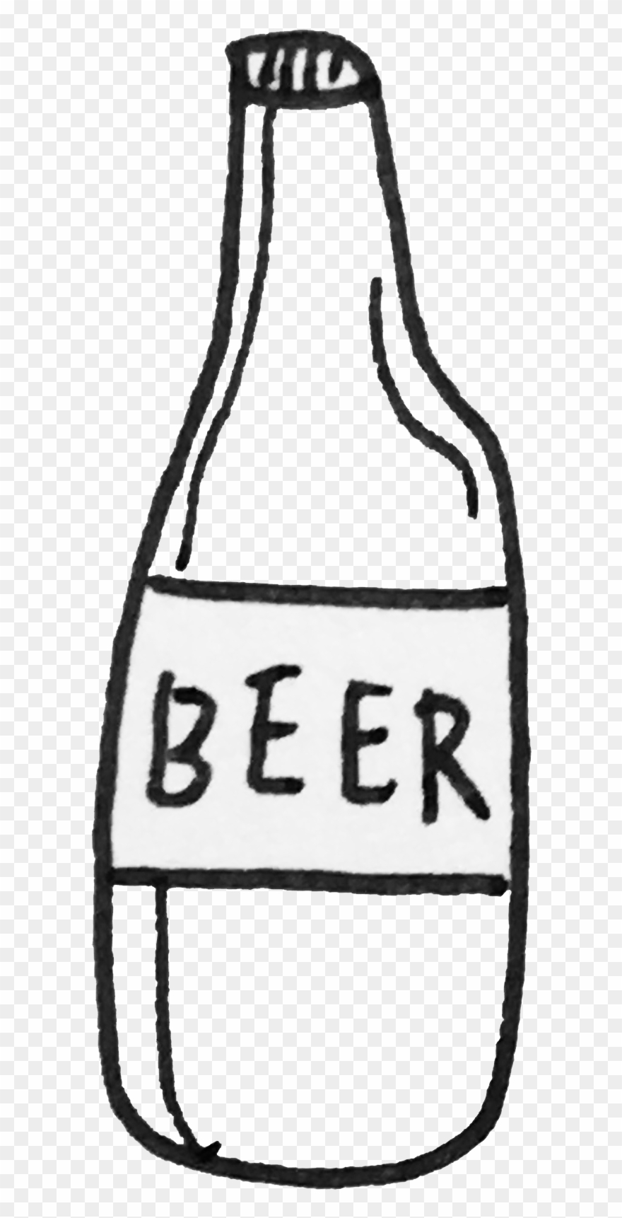 Grocery & Liquor Stores - Line Art Clipart