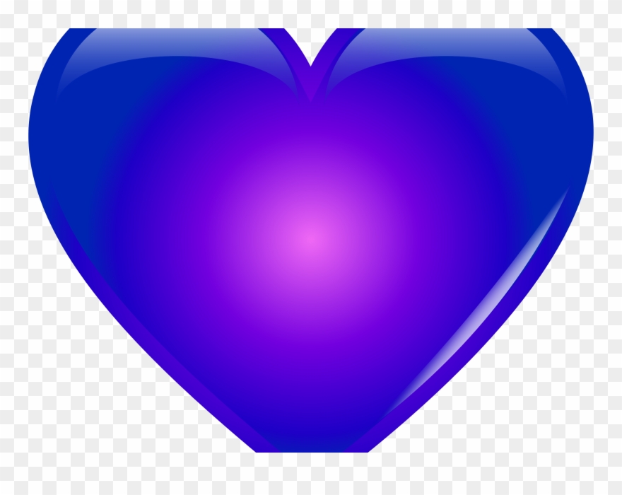 Image Black And White Stock Blue Heart Clipart - Balloon - Png Download