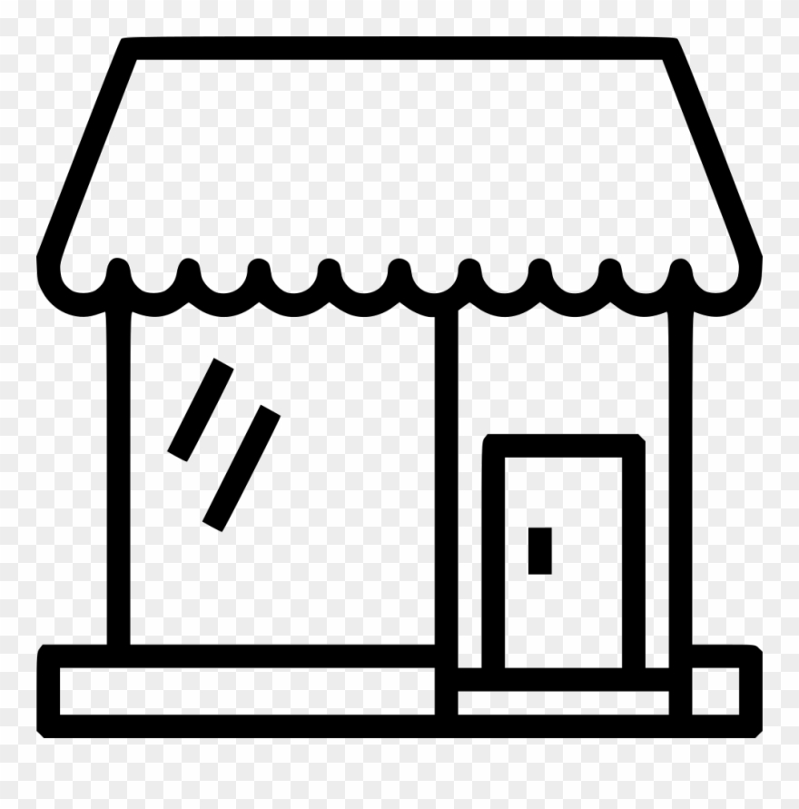 Svg Shop Market - Online Shop Icon Png Clipart