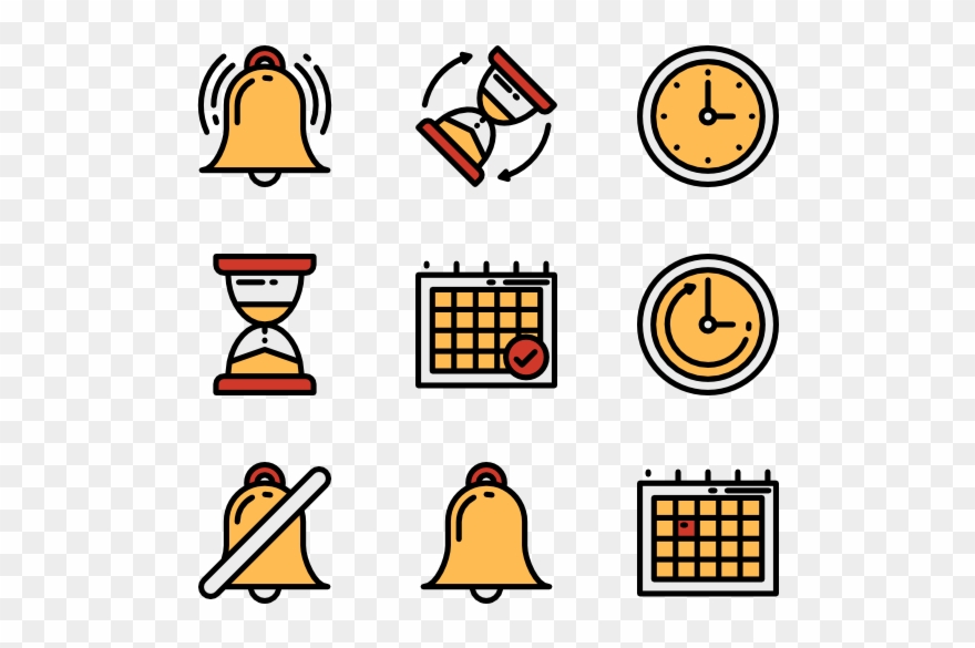 Time And Date Pack Color - Date Time And Venue Icon Clipart