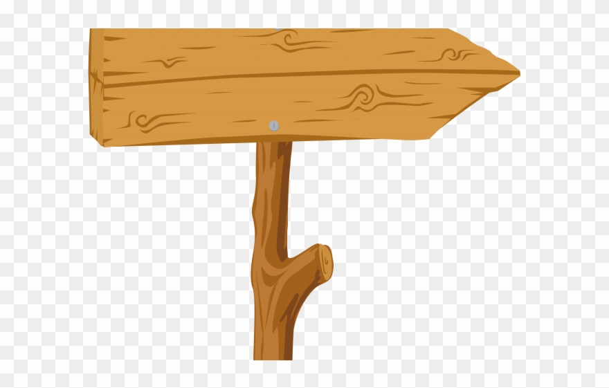 Wood Clipart Sign Board - Png Download