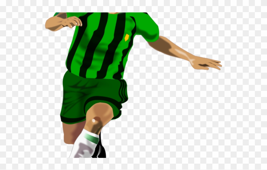 Football Player Clipart - Soccer Player Png Transparent Png