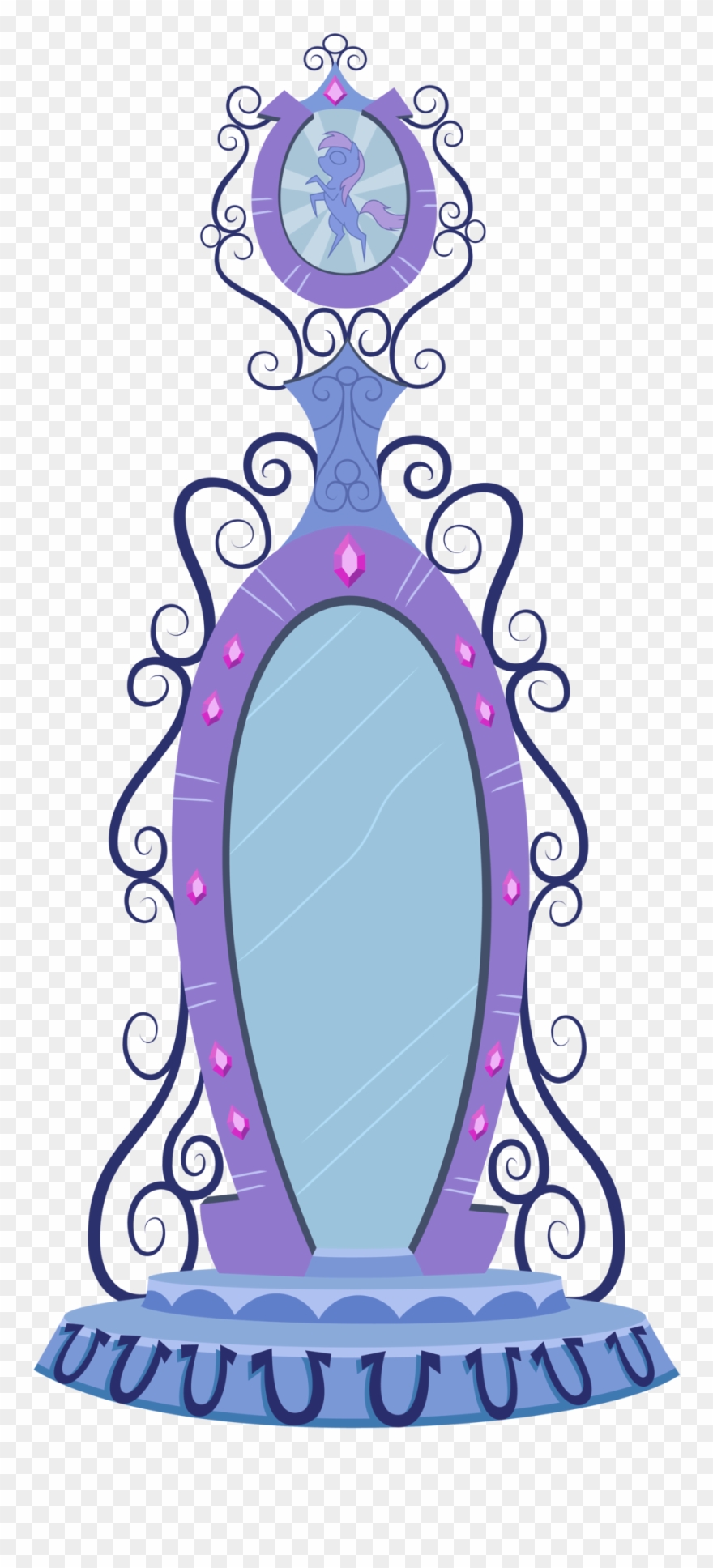 Comment Picture - My Little Pony Mirror Png Clipart