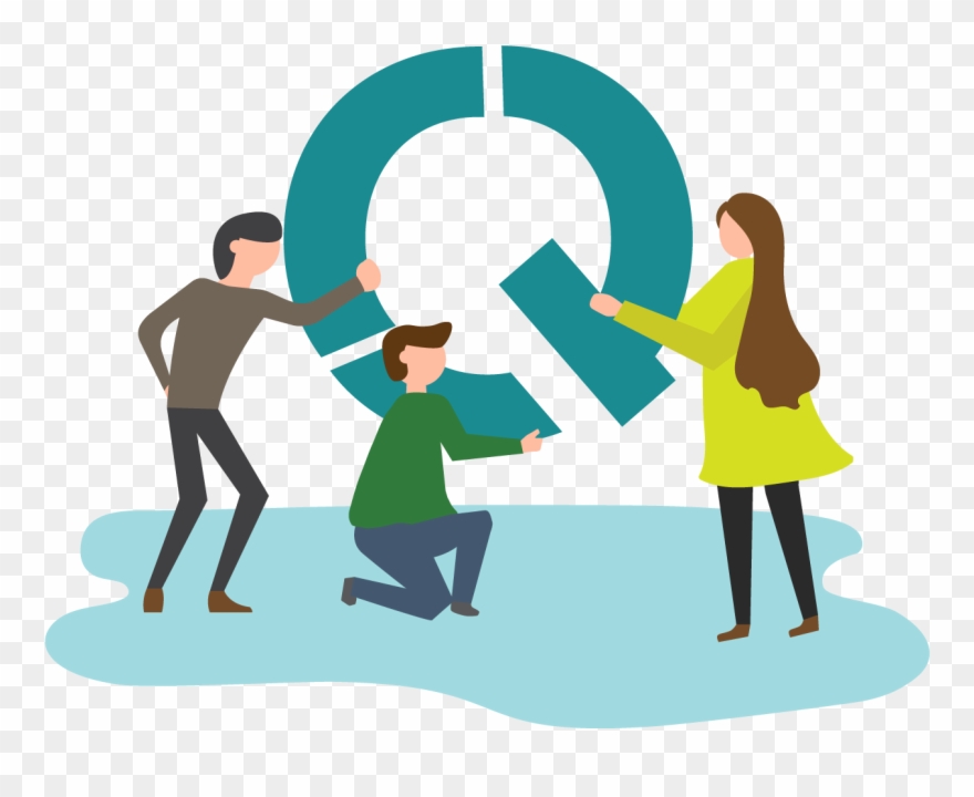 Partner Up With Qooling Clipart